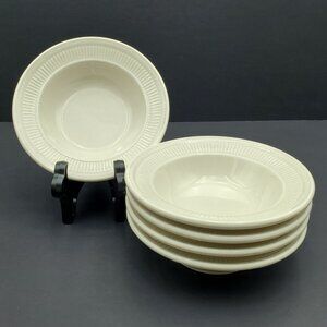 Shenango China Staffordshire Soup Cereal Bowls Embossed Rim Dessert Bowls